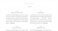 Desktop Screenshot of driftlessreview.org